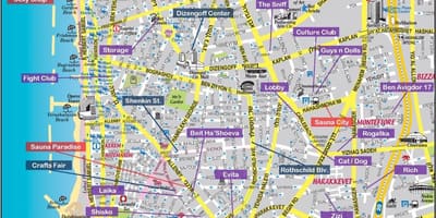வரைபடம் கே டெல் அவிவ்